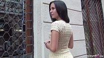 GERMAN SCOUT – Schlankes Teen Kristina für Casting Mappe abgeschleppt und dann gevögelt