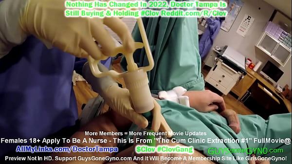 Semen Extraction #1 On Doctor Tampa Whos Taken By Nonbinary Medical Perverts To “The Cum Clinic”! FULL Movie GuysGoneGyno.com!