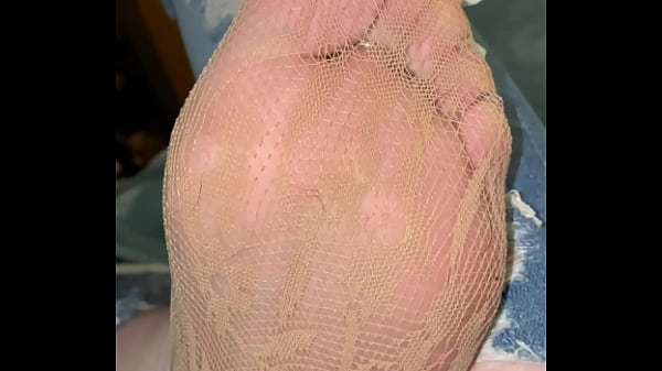 Sexy soles on nylons