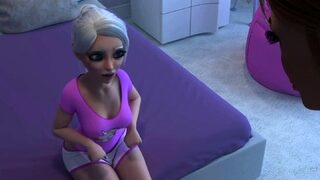 Teen FUTA Stepsister Lose Virginity – 3D SHEMALE SEX