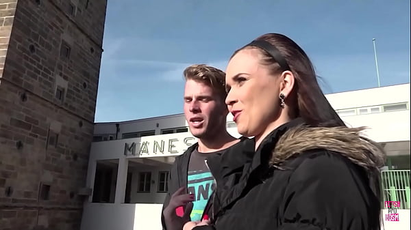 Pale brunette shares her warm pussy between two handsome hunks