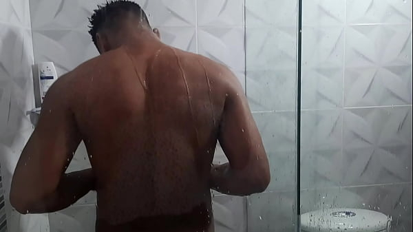 My stepsister interrupts my shower because she is horny and wants me to fuck her