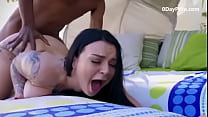 Interracial fuckin outdoor