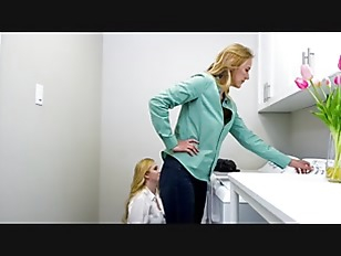 Mom with big tits was active in FFM sex with young